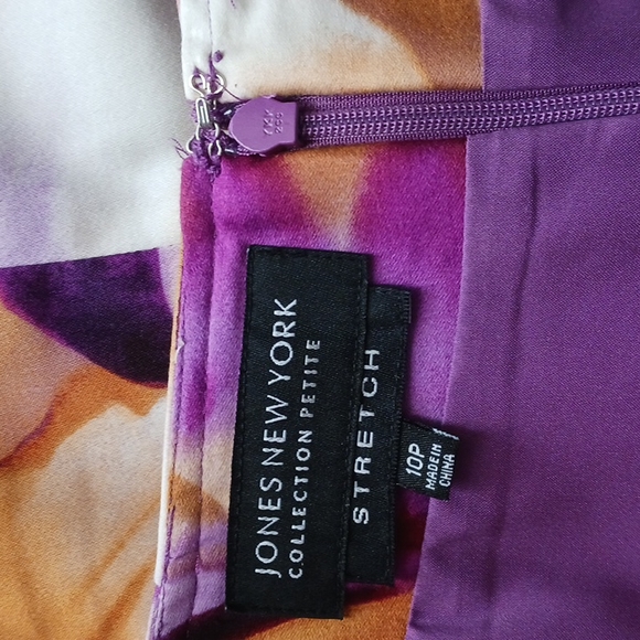 Jones New York 10P Floral Blouse & Skirt Set - LAST CHANCE DONATING 5/31/24!!! - Picture 6 of 8